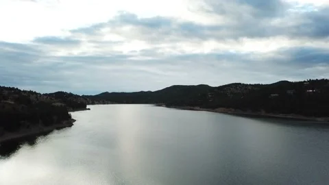 Barker Reservoir 5 Video stock 154504899