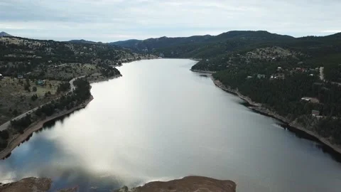 Barker Reservoir 6 Stock Footage 154506533
