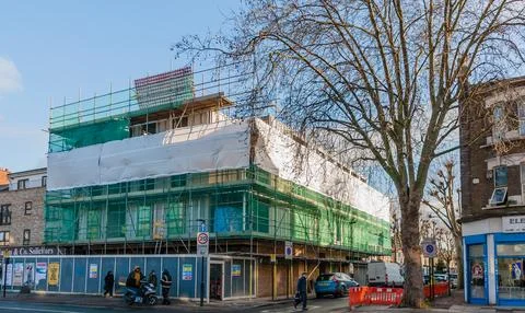 Barking Road development in London Stock Photos