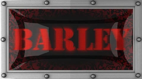 Barley on led Stock Footage 8665732