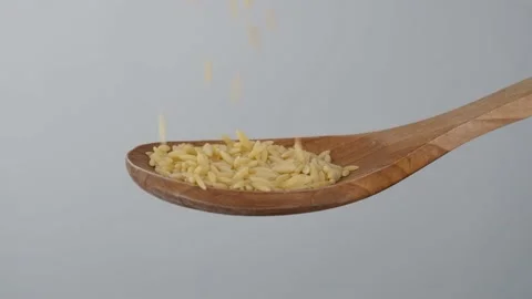 Barley noodle slow motion Video stock 236407846