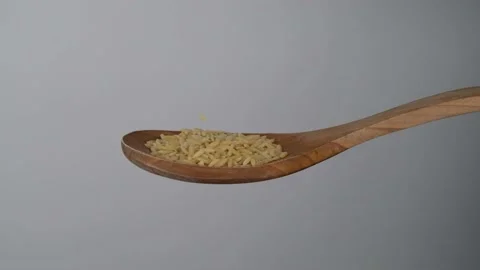 Barley noodle slow motion Stock Footage 236408091