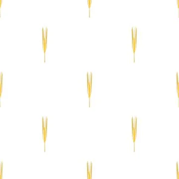 Barley pattern seamless vector イラスト素材