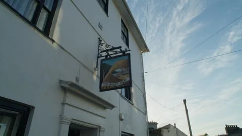 The Barley Sheaf bar in uk. Stock Footage 275175108