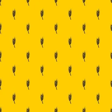 Barley spike pattern Stock Illustration