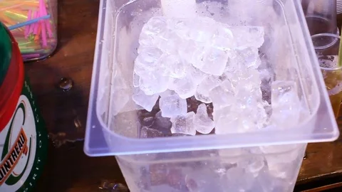 Barman Ice Drinks Long Drinks Stock Footage 84648757
