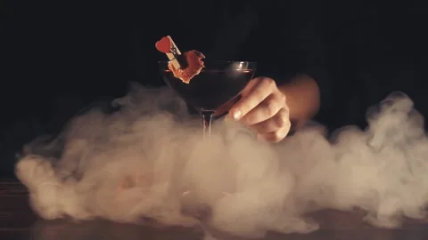 Barman make a cocktail Stock Footage 89797531