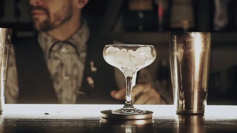 Barman make a cocktail Stock Footage 111246360