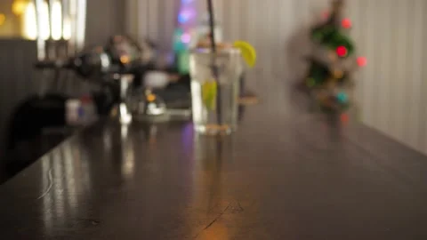 Barman Serving Mojito Stock Footage 197020314