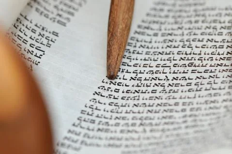 Barmitzva reading from Tora  Stock Photos