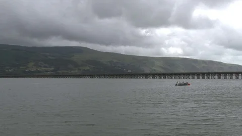 Barmouth Bridge Stock Footage 79575552