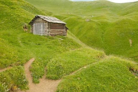 Barn in the ALps Stock Photos
