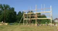 Barn Building Time Lapse HD Footage