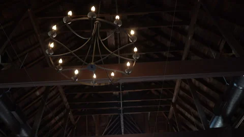 Barn Chandelier Stock Footage 223201990