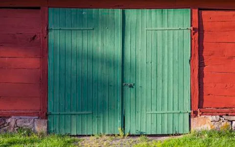 Barn doors Stockfoto's
