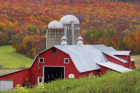 Barn Fairfield VT Stock Photos