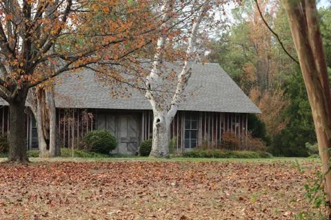 Barn in Fall Foto stock