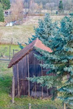 Barn on the farm Stock Photos