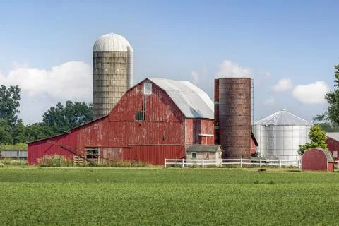 Barn on the Farm Stock Photos