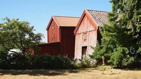 Barn gables Stock Footage 92115415