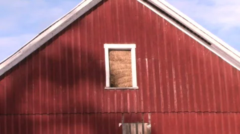 Barn Hay Stack Video stock 647682