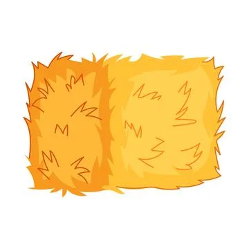 Barn haystack cartoon vector illustration Illustrazione stock