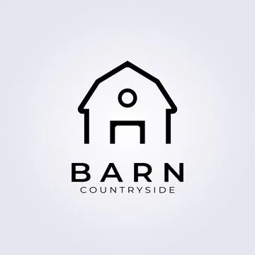 Barn logo vector illustration design Stock Illustration