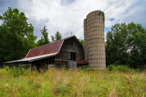 Barn in Maggie Valley 스톡 사진