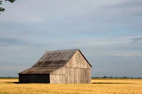 Barn in a rural setting Stock Photos