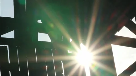Barn silhouette sunlight dolly Vidéo 10055414