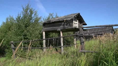 Barn on stilts 動画素材 170056164