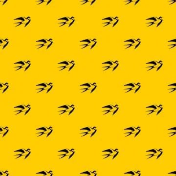Barn swallow pattern vector Stock Illustration