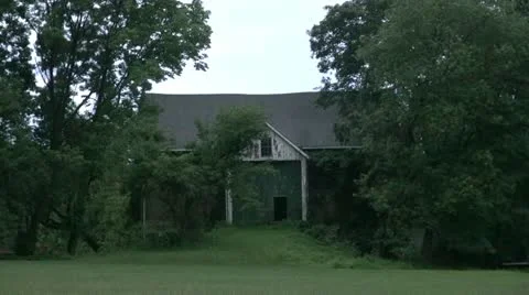 Barn with thunder Stock Footage 11626212