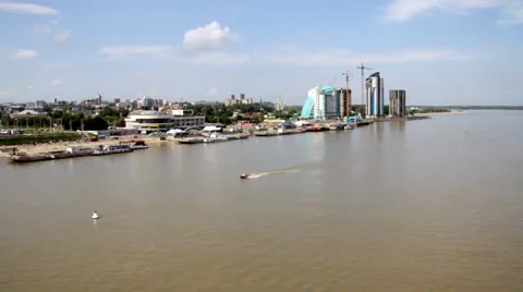 Barnaul Ob Stock Footage 885481