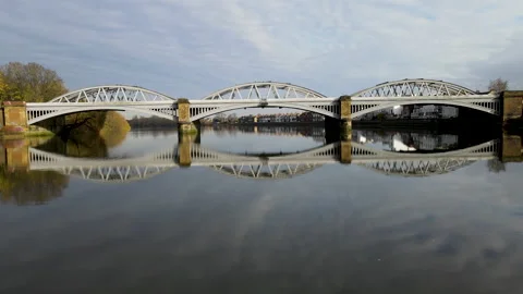 Barnes Bridge, London Video stock 146857735