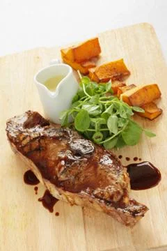 Barnsley lamb chop Stock Photos