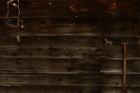 Barnyard Scene Closeup Stock Photos