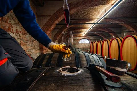 Barolo wine Foto stock