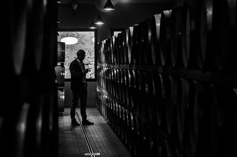 Barolo wine Stock Photos