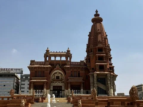 The Baron palace in Egypt Stock Photos