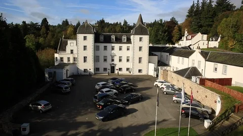 Barony Castle Hotel 3D Map (Part 1) Stock Footage 121367779