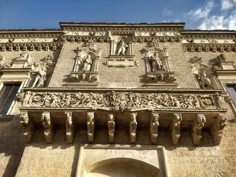 Baroque balcony Stock Photos