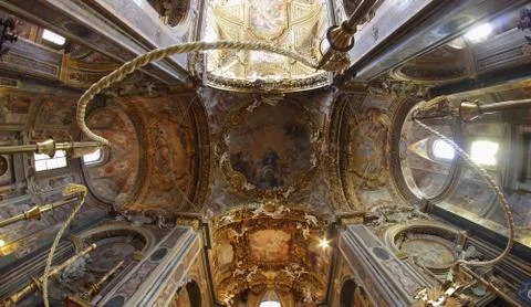 Baroque ceiling Stock-Fotos
