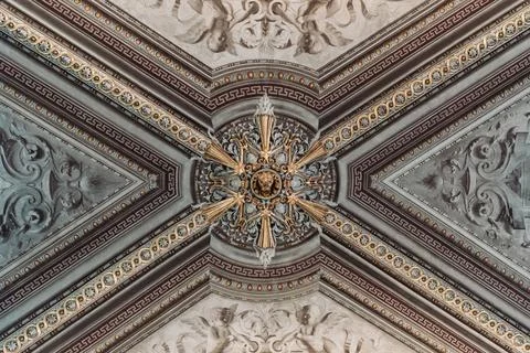 Baroque Ceiling Stock Photos
