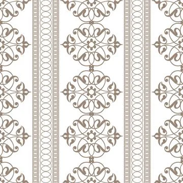 Baroque damask wallpaper. Floral pattern. Seamless vector background. Seamless  스톡 일러스트