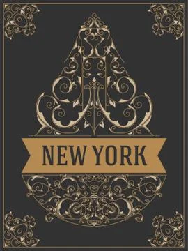 Baroque design Stock Illustration