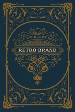 Baroque design Stock Illustration