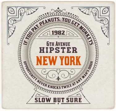 Baroque label. vector file Stock Illustration