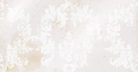 Baroque ornament wallpaper background. Vector delicate pattern. Royal decorat Stock Illustration