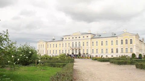 Baroque palace Stock Footage 28840343